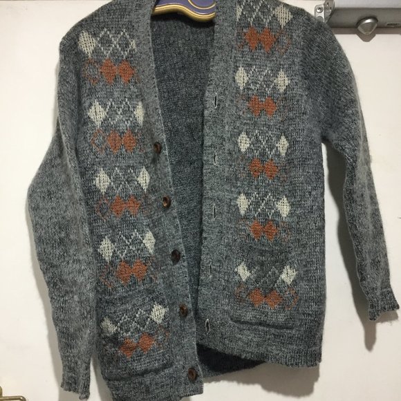 VINTAGE HARRIES KNITTED WOOL SWEATER CARDIGANS SIZE S - Picture 2 of 8